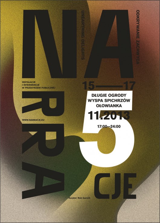 5. Festiwal Narracje w Gdańsku, plakat (źródło: materiały prasowe organizatora)