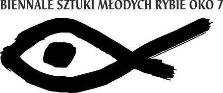 Biennale Sztuki Młodych Rybie Oko 7, logo (źródło: materiały prasowe organizatora)