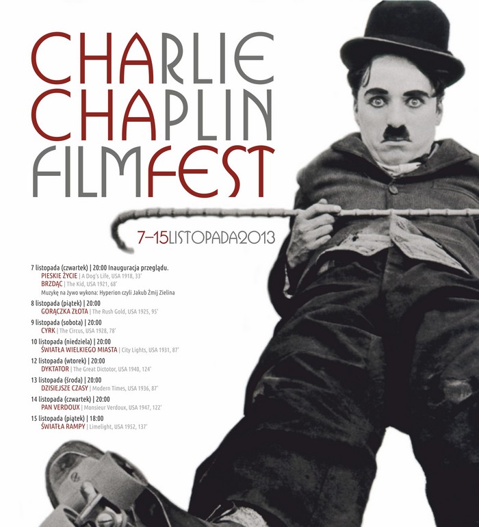 CHArlie CHAplin filmFEST w kinie Agrafka (źródło: materiały prasowe organizatora)