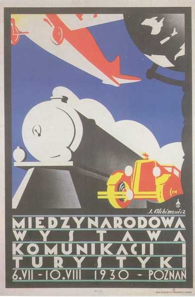 Jerzy Janusz Alchimowicz, Międzynarodowa Wystawa Komunikacji i Turystyki w Poznaniu, 1930 (źródło: materiały prasowe)