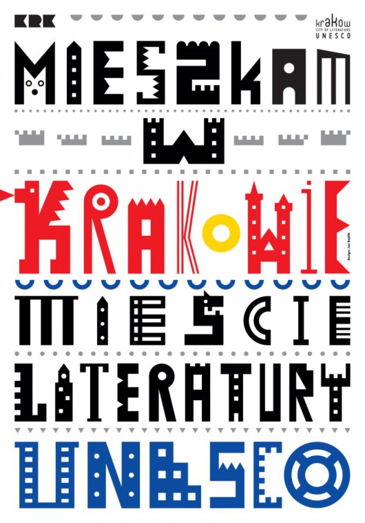 Kraków – Miasto Literatury UNESCO – plakat (źródło: materiały prasowe)