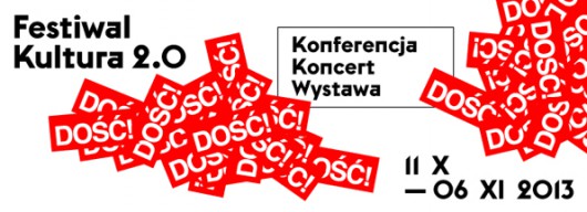 Plakat Festiwalu Kultura 2.0. w Warszawie (źródło: materiały prasowe organizatora)