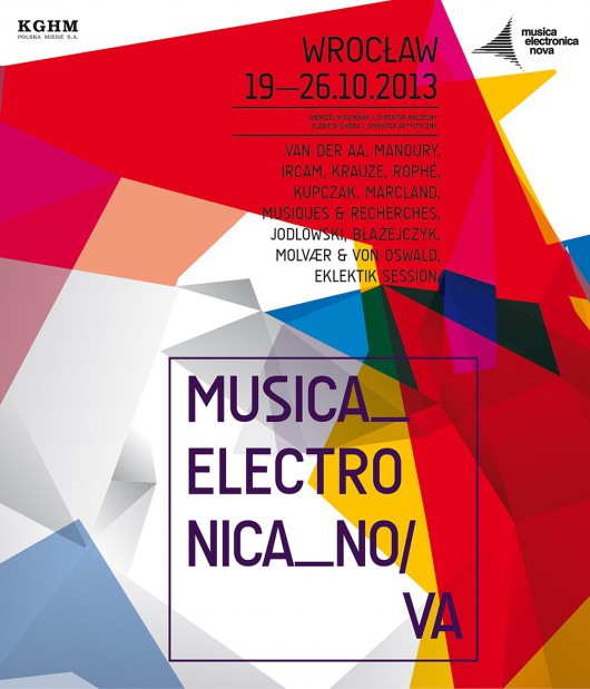 Musica Electronica Nova, plakat (źródło: mat. prasowe)