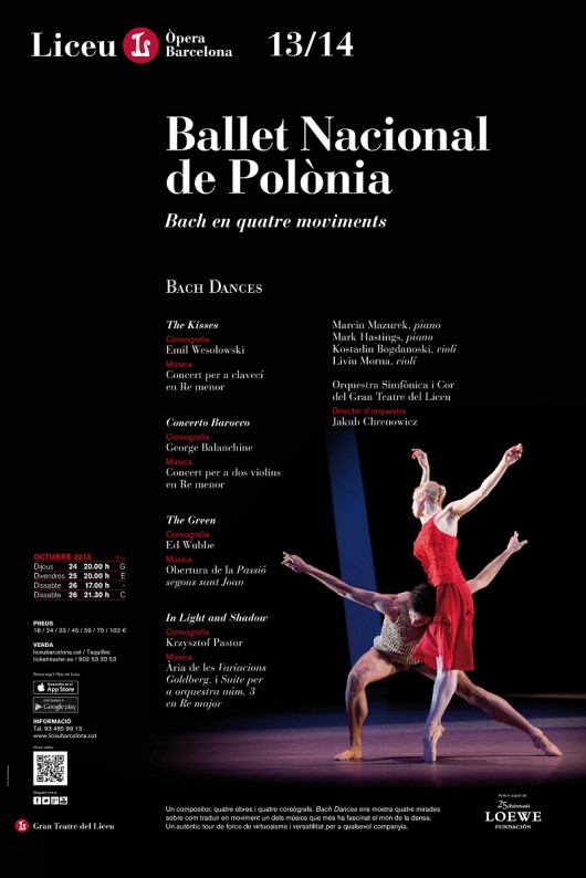 Bach Dances, Polski Balet Narodowy w Barcelonie, fot. Ewa Krasucka (źródło: mat. prasowe)