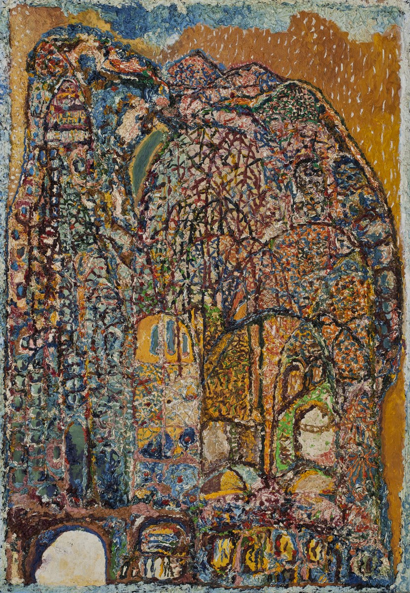 Regina Jędrzejkowska, „Kompleks świątynno-pałacowy”, 1995 (źródło: materiały prasowe organizatora)