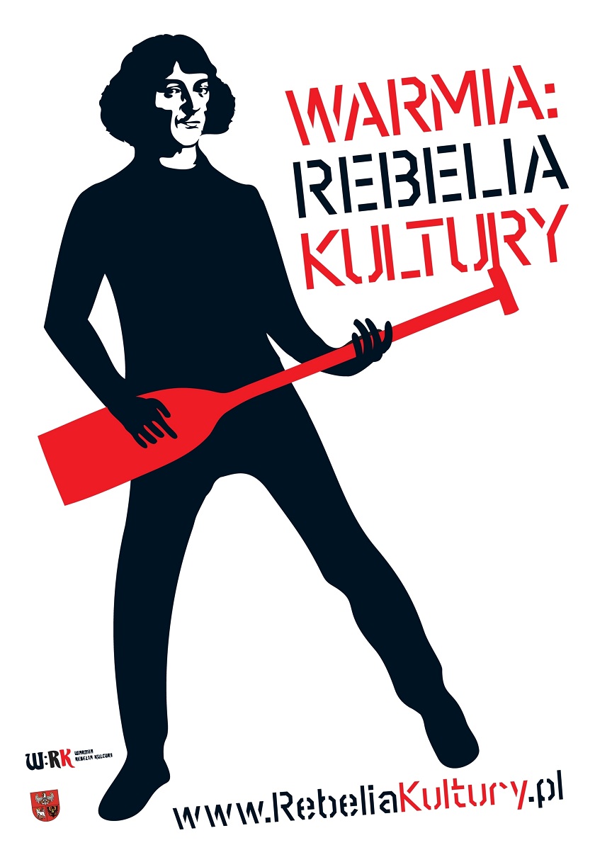Warmia: Rebelia Kultury, plakat - Tomasz Sobiak (źródło: mat. prasowe)