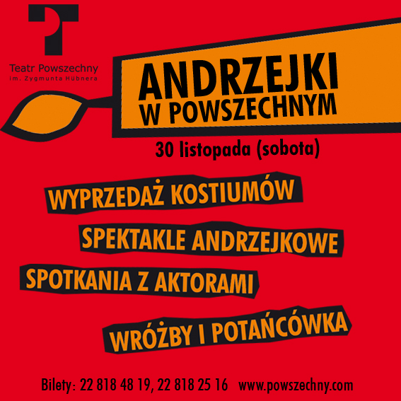 Andrzejki w Powszechnym, logo (źródło: mat. prasowe)