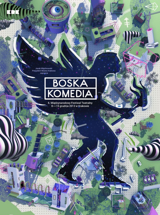 Boska Komedia 2013, plakat (źródło: mat. prasowe)