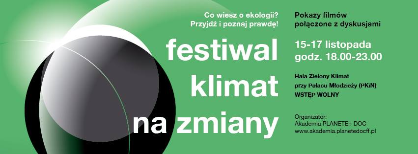 Festiwal Klimat na zmiany (źródło: materiały prasowe organizatora)