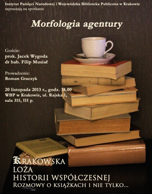 „Morfologia agentury” – plakat (źródło: materiały prasowe)