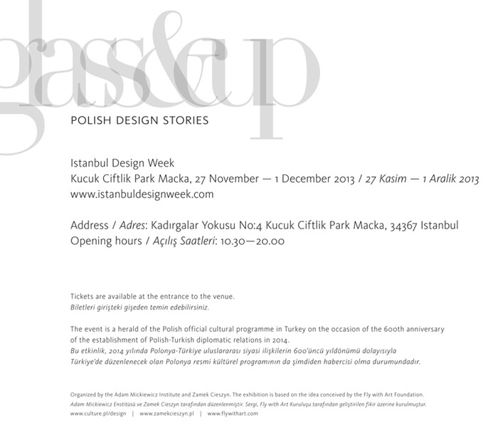 „Glass&Cup. Polish Design Stories” na Tygodniu Designu w Istambule (źródło: materiały prasowe)