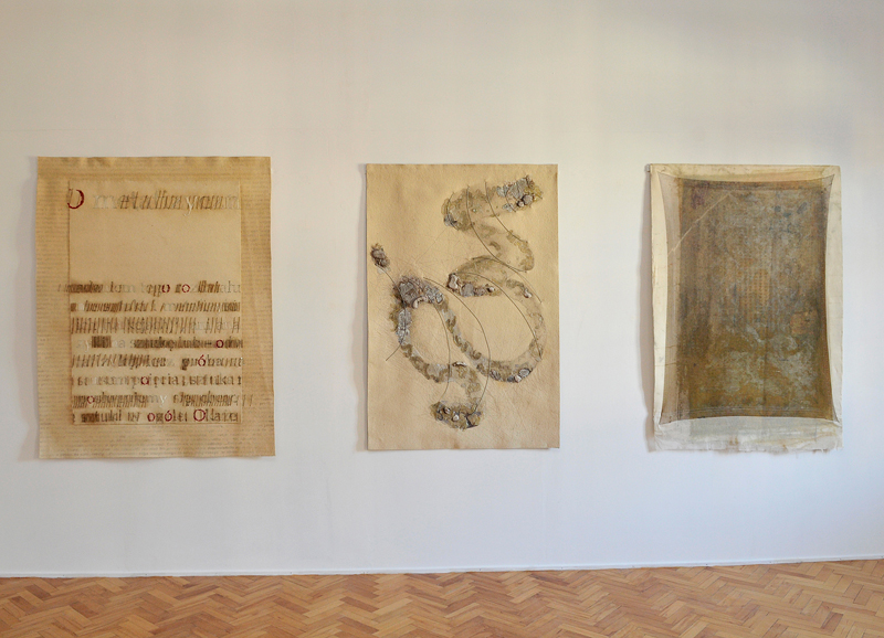 „Przenikania. Tkaniny Bogny Fogler i Anny Michniewicz”, wystawa w Galerii 72 w Chełmie, fot. G. Zabłocki (źródło: materiały prasowe)
