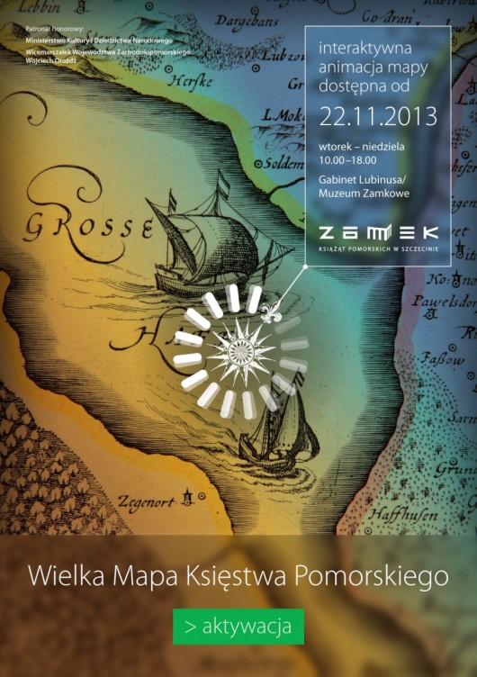 Wielka Mapa Księstwa Pomorskiego – ulotka (źródło: materiały prasowe) 