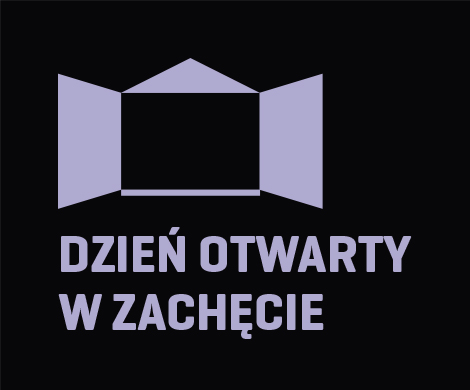 Dzień otwarty w Zachęcie, logo (źródło: materiały prasowe organizatora)