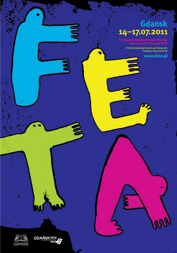 Plakat FETA 2013, proj. Robert Rączka (źródło: materiały prasowe organizatora)