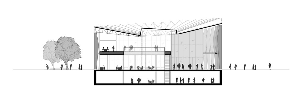 Przekrój, proj. Grupa 5 Architekci (źródło: materiały prasowe organizatora)