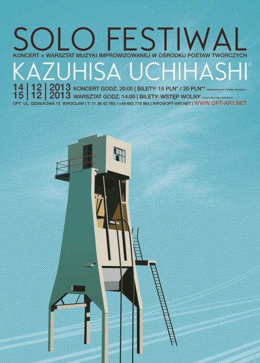 Koncert Kazuhisa Uchihashiego w OPT, plakat (źródło: mat. prasowe)