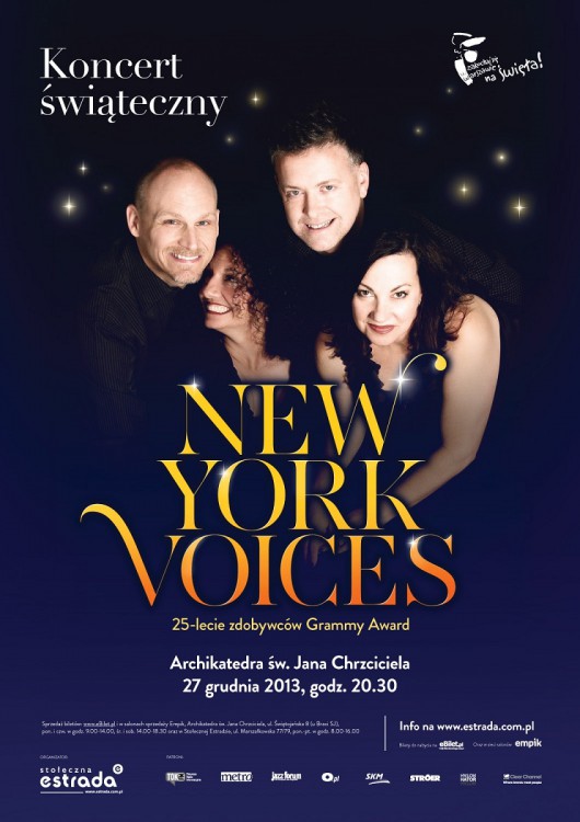 Koncert Świąteczny New York Voices (źródło: mat. organizatora)