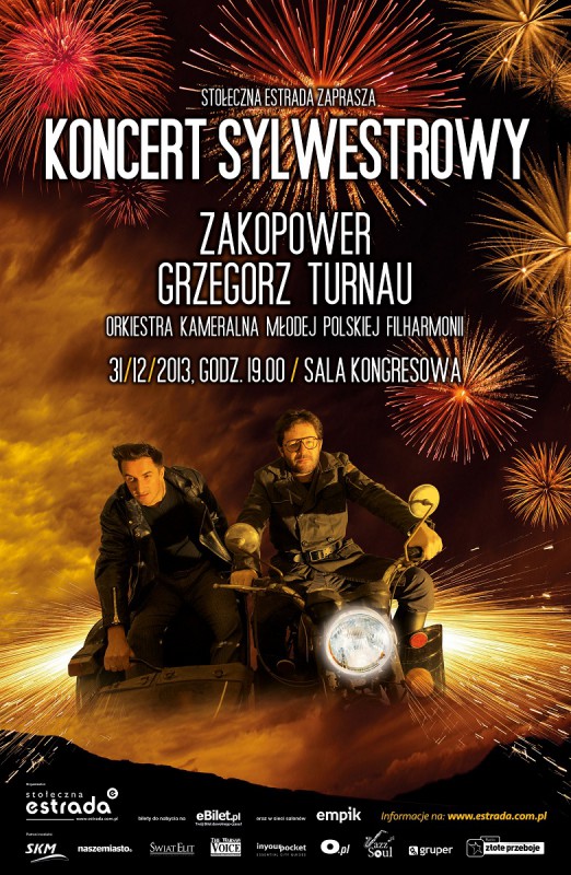Koncert sylwestrowy - Grzegorz Turnau z Zespołem & Zakopower, plakat (źródło: mat. prasowe)