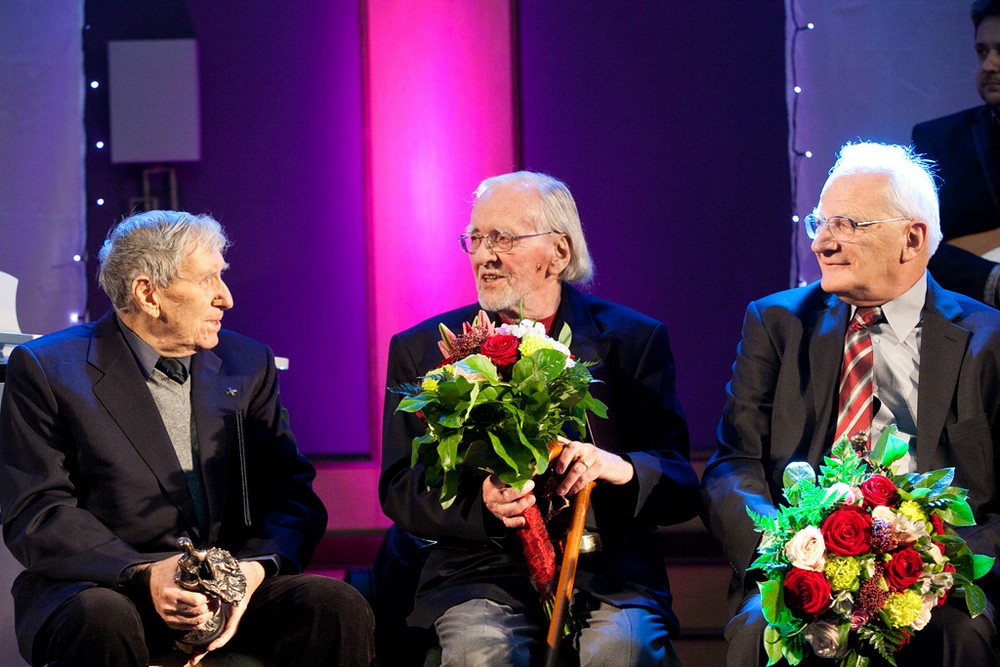Laureaci Nagród SFP 2013 (od lewej): Jan Laskowski, Mariusz Kuczyński i Stanisław Janicki, fot. Kuźnia Zdjęć/SFP (źródło: materiały prasowe)