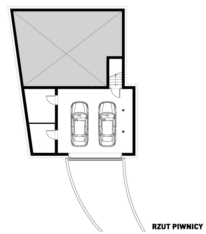 Poziom -1, proj. Igor Kaźmierczak, S3NS Architektura (źródło: materiały prasowe)