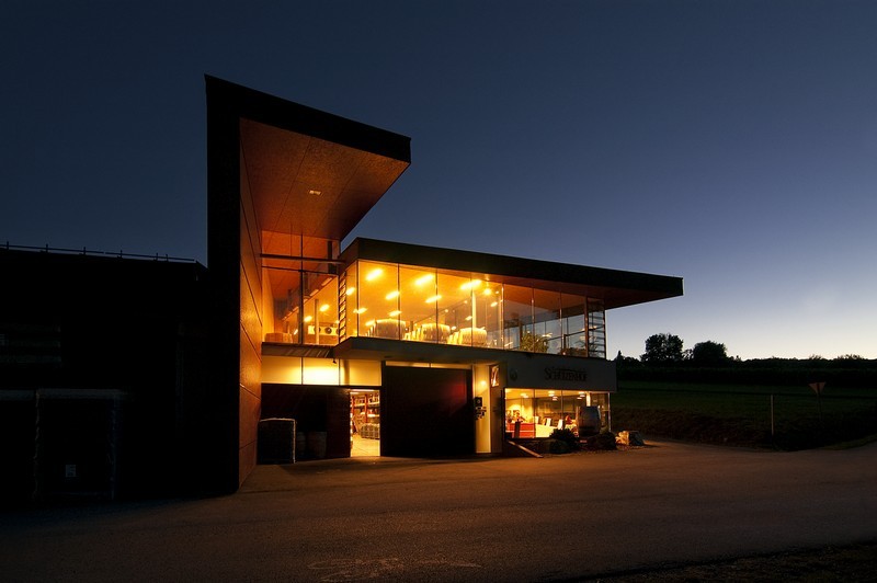 Weingut Schützenhof, Austria, 2004 r., proj. Sandy Panek, Barbara Aull, Sebastian Moll / Pichler & Traupmann Architekten (źródło: materiały prasowe organizatora)