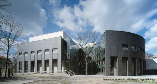 Auditorium Maximum Uniwersytetu Jagiellońskiego w Krakowie, proj. Stanisław Deńko (źródło: materiały prasowe organizatora)