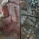 Kacper Piskorowski, „Bez tytułu 7”, technika mieszana, farba olejna, siatka, druty, aluminium, tkaniny, pióra, drewno, 200x200 cm, 2013 (źródło: materiały prasowe organizatora)