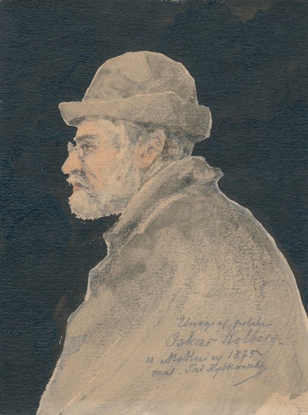 O. Kolberg, miniatura T. Rybkowski, bez oprawy, ze zbiorów Polskiego Towarzystwa Ludoznawczego, za zgodą IMIT