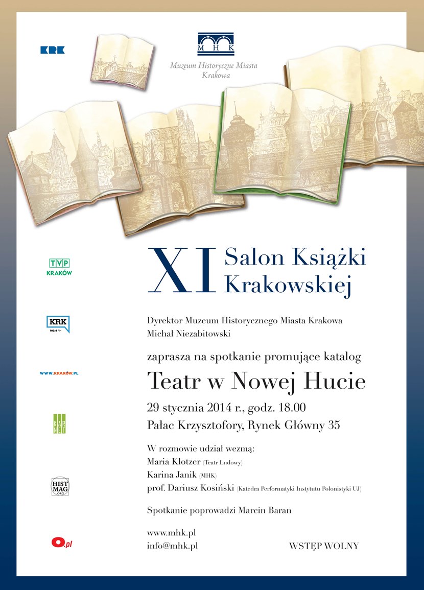 „Salon książki krakowskiej” – plakat (źródło: materiały prasowe)
