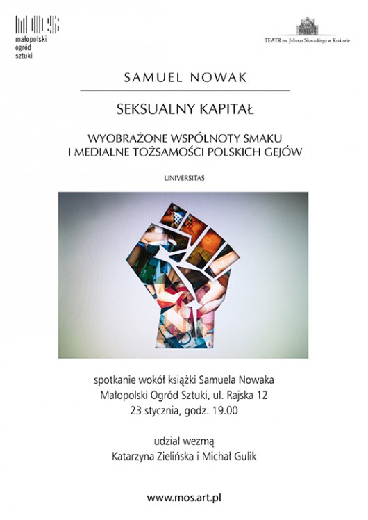 Samuel Nowak „Seksualny kapitał” – plakat (źródło: materiały prasowe)