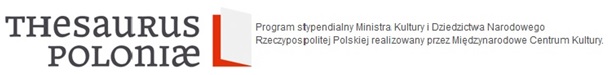 Stypendium Thesaurus Poloniae, logo (źródło: materiały prasowe organizatora)