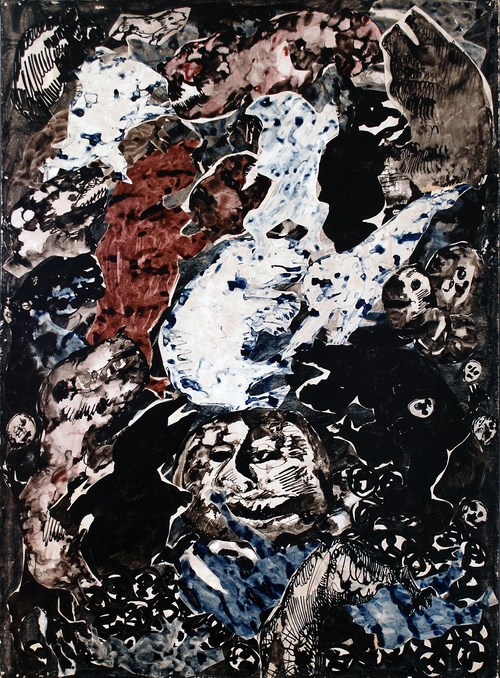 Witold Urbanowicz, z cyklu „Zwierzęta”, collage, lata 60. (źródło: materiał prasowe galerii)