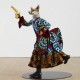 Yinka Shonibare „Revolution Kid (fox girl)”, 2012. Mannequin, Dutch wax printed cotton, fibreglass, leather, taxidermy fox head, steel base plate, BlackBerry and 24 carat gold gilded gun 44 x 36 x 30 inches (źródło: materiały prasowe organizatora)