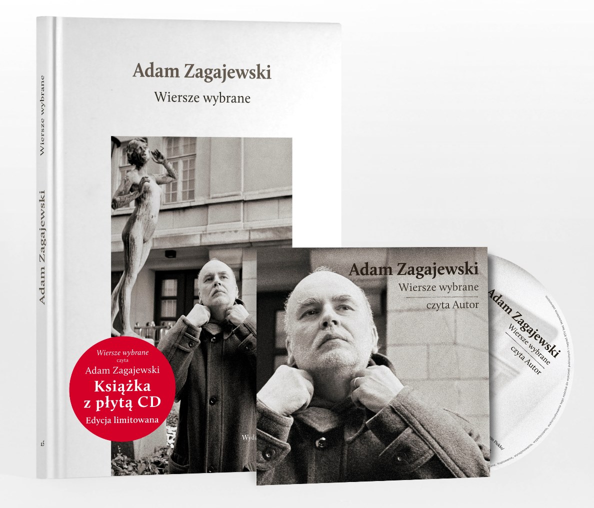 Adam Zagajewski „Wiersze wybrane” z CD (źródło: materiały prasowe)