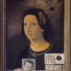 Jerzy Krawczyk, „Dama z chłopczykiem”, nie dat., olej, płótno, 51 x 59 cm, kolekcja Muzeum Sztuki Współczesnej w Radomiu, dar Magdaleny Juszkiewicz, fot. Marek Gardulski (źródło: materiały prasowe organizatora)
