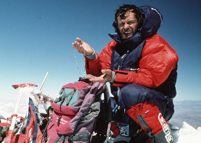 Maciej Berbeka, zdobywca Mount Everestu, 1993, z archiwum Macieja Berbeki (źródło: materiały prasowe organizatora)