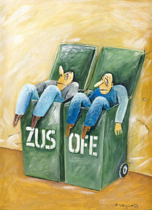 Wyróżnienie, Mirosław Hajnos, „ZUS OFE”, październik 2013 (źródło: materiały prasowe organizatora)