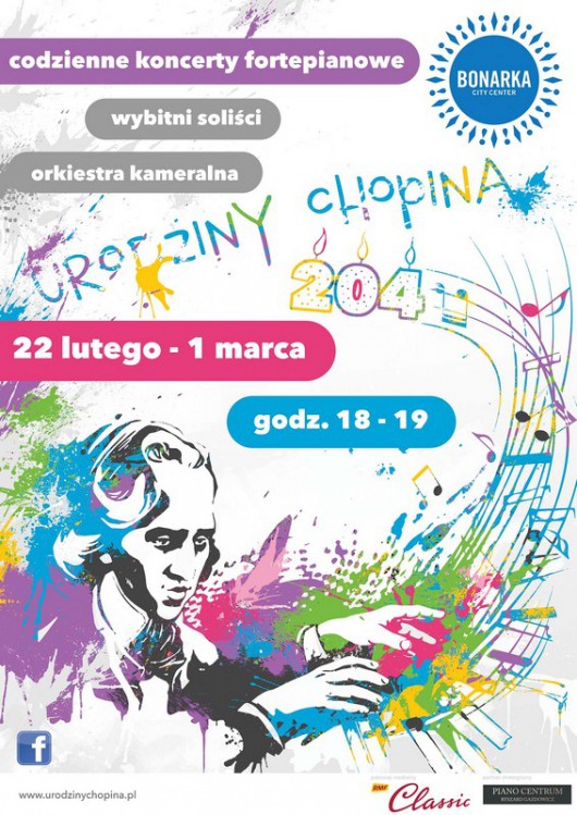 Urodziny Fryderyka Chopina, plakat (źródło: materiały prasowe)