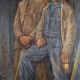 Alfons Długosz, „Dwóch górników wielickich”, wł. Muzeum Żup Krakowskich w Wieliczce (źródło: materiały prasowe organizatora)