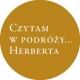 Logo akcji „Czytam w podróży… Herberta” (źródło: materiały prasowe organizatora)