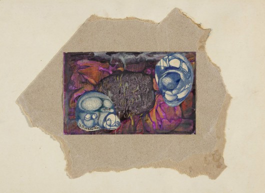 Erna Rosenstein, „Nakładanie (Zdarzenie)”, 1965, kolaż, papier, kolekcja Muzeum Narodowego w Warszawie (źródło: materiały prasowe organizatora)