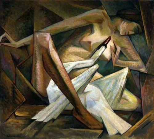 Jerzy Hulewicz, „Leda z łabędziem”,1928, olej na płótnie (źródło: materiały prasowe organizatora)