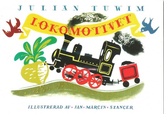 Julian Tuwim „Lokomotywa”, wersja szwedzka – okładka (źródło: materiały prasowe)