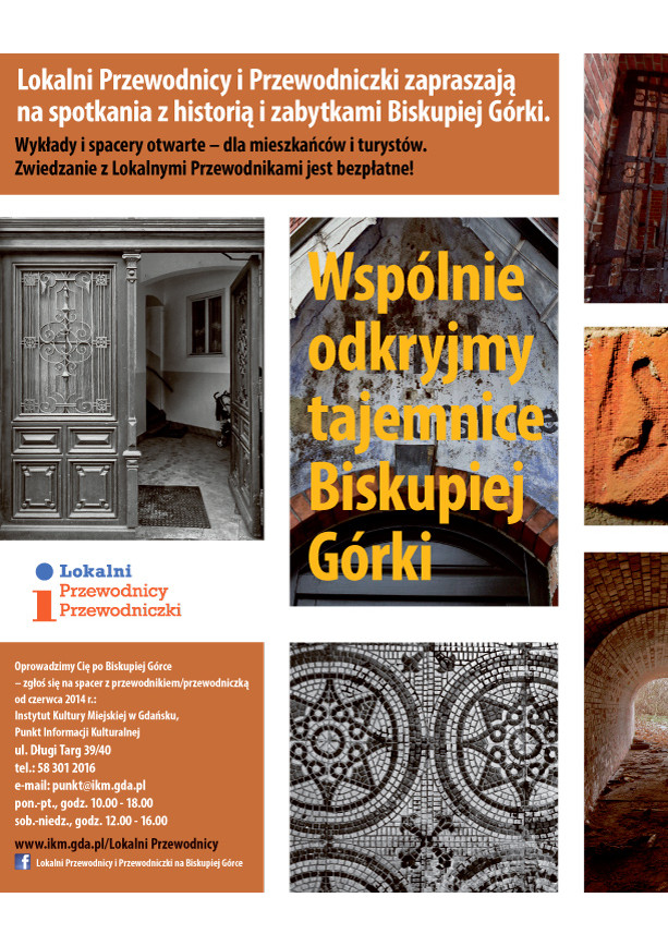 Lokalni Przewodnicy i Przewodniczki na Biskupiej Górce, plakat (źródło: materiały prasowe)