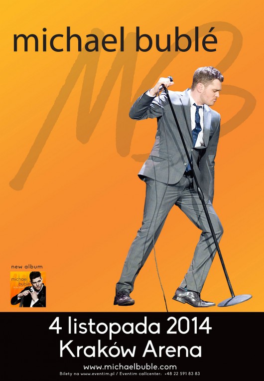 Michael Bublé, plakat (źródło: mat. prasowe)