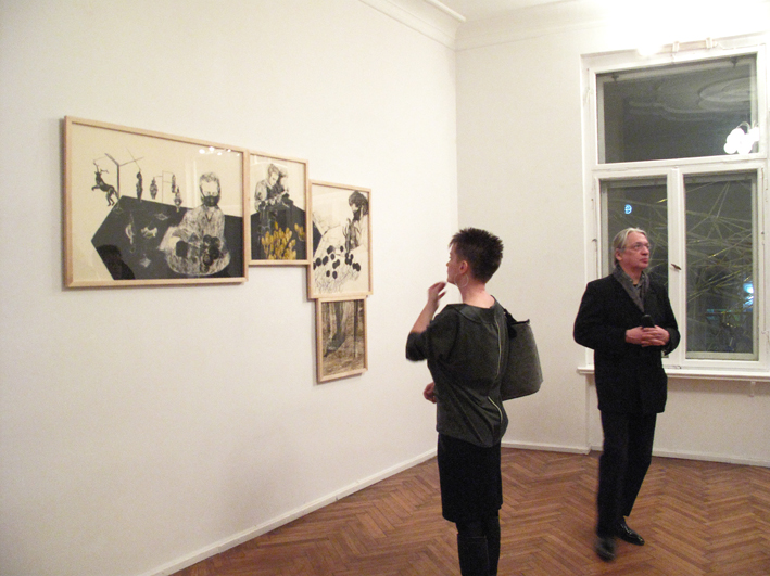 Wernisaż wystawy Moniki Szwed „Krążenie”, Galeria Muzalewska, Poznań 2014, fot. Zdzisław Orłowski (źródło: materiały prasowe organizatora)
