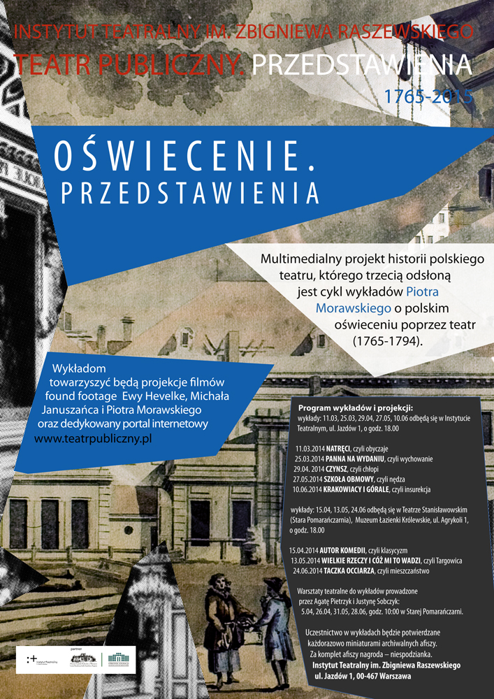 „Oświecenie. Przedstawienia” – plakat (źródło: materiały prasowe)