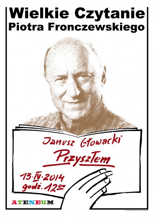 „Wielkie Czytanie Piotra Fronczewskiego” – plakat (źródło: materiały prasowe)