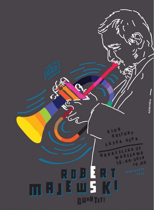 Cały ten Jazz! Koncert Robert Majewski Quartet, plakat (źródło: mat. prasowe)